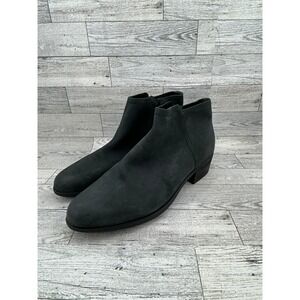 Rockport Womens Black Leather Ankle Boots Side Zip‎ Truss Comfort Size 7 CG8064